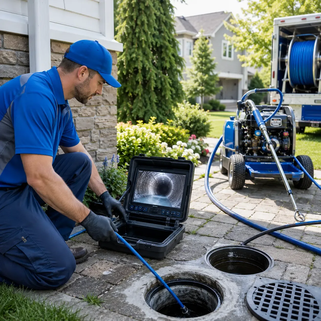 Outdoor drain cleaning professionals serving Roberts, IL